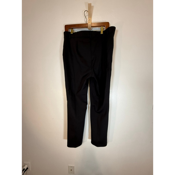 Women's Fabiana Filippi Black Trousers L stretchy smooth lux fabric